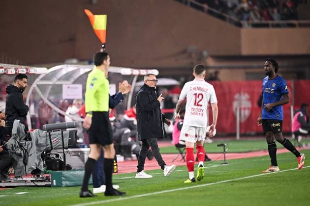 AS Monaco v OGC Nice - Ligue 1 McDonald s 2024 2025 Franck HAISE (Entraineur Nice OGCN) during the Ligue 1 match between Monaco and Nice at Stade Louis II on March 29, 2025 in Monaco, Monaco. Monaco Monaco  Copyright: xFEPx 776301621