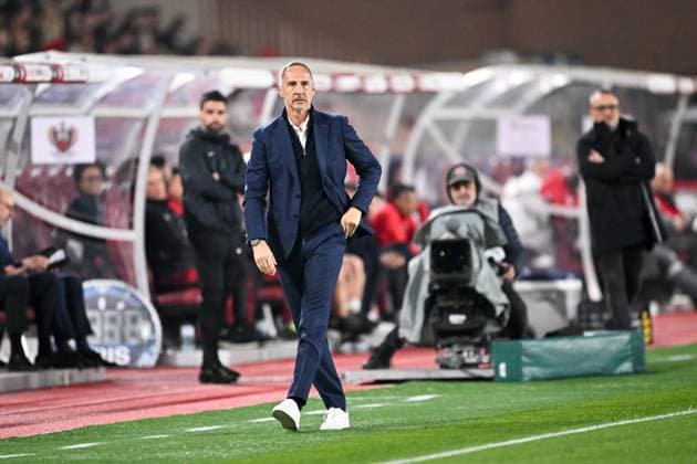 AS Monaco v OGC Nice - Ligue 1 McDonald s 2024 2025 Adi HUTTER (Entraineur Monaco ASM) during the Ligue 1 match between Monaco and Nice at Stade Louis II on March 29, 2025 in Monaco, Monaco. Monaco Monaco  Copyright: xFEPx 776301621