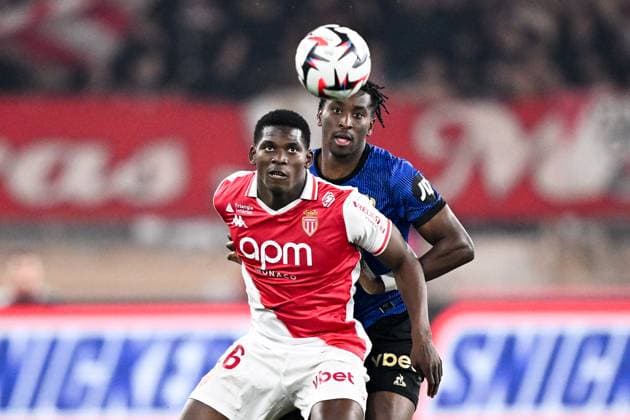 AS Monaco v OGC Nice - Ligue 1 McDonald s 2024 2025 36 Breel EMBOLO (asm) - 64 Moise BOMBITO (ogcn) during the Ligue 1 match between Monaco and Nice at Stade Louis II on March 29, 2025 in Monaco, Monaco. Monaco Monaco  Copyright: xFEPx 776301621
