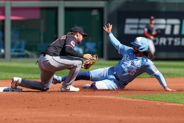 Baseball, MLB, Kansas City Royals - Cleveland Guardians