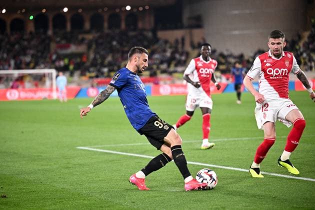 AS Monaco v OGC Nice - Ligue 1 McDonald s 2024 2025 92 Jonathan CLAUSS (ogcn) - 12 CAIO HENRIQUE (asm) during the Ligue 1 match between Monaco and Nice at Stade Louis II on March 29, 2025 in Monaco, Monaco. Monaco Monaco  Copyright: xFEPx 776301621