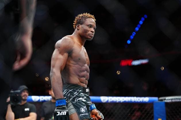 March 29, 2025, Mexico City, Mexico, Las Vegas, Nv, United States: Jose Daniel Medina and Ateba Gautier meet in the octagon for a 3-round bout at UFC Fight Night - Moreno vs Erceg at Arena CDMX on March 29, 2025 in Mexico City, Mexico ( PxImages) Mexico City, Mexico United States - ZUMAp175 20250329_zsa_p175_087 Copyright: xLouisxGrassex