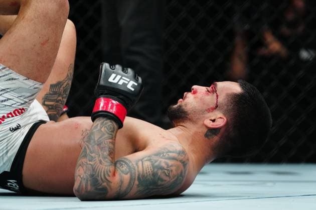 March 29, 2025, Mexico City, Mexico, Las Vegas, Nv, United States: Christian Rodriguez and Melquizael Costa meet in the octagon for a 3-round bout at UFC Fight Night - Moreno vs Erceg at Arena CDMX on March 29, 2025 in Mexico City, Mexico ( PxImages) Mexico City, Mexico United States - ZUMAp175 20250329_zsa_p175_157 Copyright: xLouisxGrassex