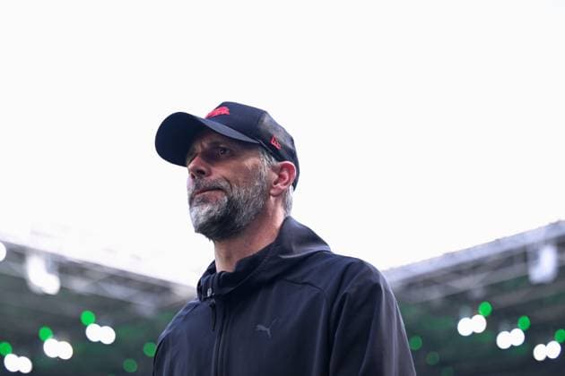 29 03 2025, Football, Bundesliga, Matchday 27 Season 2024 2025, Borussia Mönchengladbach RB Leipzig, Coach Marco Rose RB Leipzig xRHR PHOTO TKx Copyright: RHR-FOTOx RHR-FOTO TK