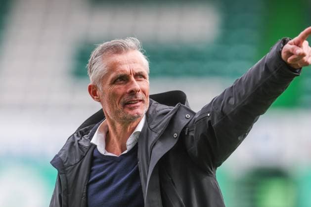 30 03 2025, Football, Season 2024 2025, 2 Bundesliga, Matchday 27, Greuther Fürth FC Schalke 04, Head coach Kees van Wonderen FC Schalke 04 Fürth Sportpark am Ronhof Bayern Germany xRHR PHOTO TRx Copyright: TimxRehbein RHR-FOTOx RHR-FOTO TR