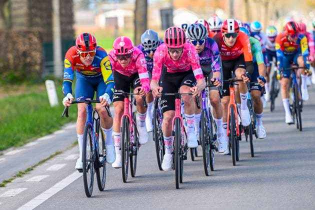 Gent - Wevelgem in Flanders Fields 2025 WEVELGEM, BELGIUM - MARCH 30 : Pedersen Mads (DEN) of Lidl - Trek in action pictured during 87th edition of the UCI World Tour Gent - Wevelgem in Flanders Fields cycling race for Men Elite with start in Ieper and finish in Wevelgem after 250 km on March 30, 2025 in Wevelgem, Belgium, 30 03 2025 ( Motordriver Guy De Vuyst - Wevelgem Belgium  Copyright: xNicoxVereeckenx