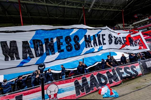 Atmosphere in the stadium during the match PSV Ajax at the Philips stadium for the Dutch Eredivisie season 2024 2025 in EINDHOVEN, Netherlands on 30 march 2025, photo by Marcel van Dorst EYE4images DeFodi Images