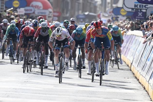 30-03-2025 Gent - Wevelgem; 2025, Soudal - Quick Step; 2025, Lidl - Trek; Merlier, Tim; Milan, Jonathan; Wevelgem; 