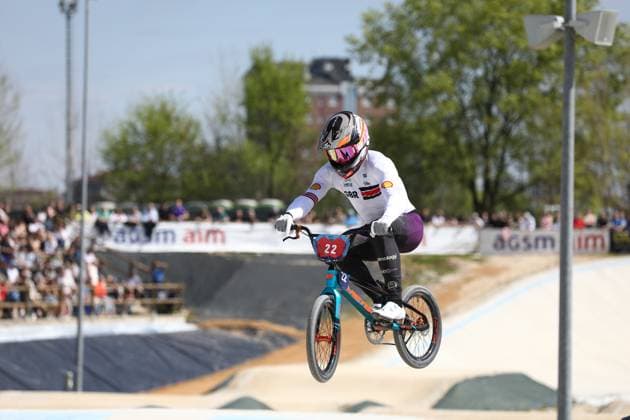 March 30, 2025, Verona, Veneto, Italy: ROSS CULLEN of Great Britain in the UEC BMX European Cup Round 2 in Verona, Italy Verona Italy - ZUMAc179 20250330_zep_c179_094 Copyright: xMickaelxChavetx