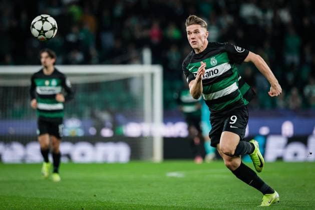 November 26, 2024, Lisbon, Portugal, Portugal: Viktor GYOKERES of Sporting during the UEFA Champions League, League Phase MD5 match between Sporting CP and Arsenal FC at Estadio Jose Alvalade on November 26, 2024 in Lisbon, Portugal. Lisbon Portugal - ZUMAm308 20241126_zsp_m308_135 Copyright: xMatthieuxMirvillex