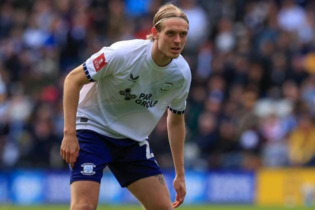 Preston North End v Aston Villa FA Cup 30 03 2025. Quarter Final Stefan Teitur Thordarson (22) of Preston North End during the FA Cup quarter final match between Preston North End and Aston Villa at Deepdale, Preston, England on 30 March 2025. Preston Deepdale Lancashire England Editorial use only , Copyright: xConorxMolloyx PSI-21712-0144