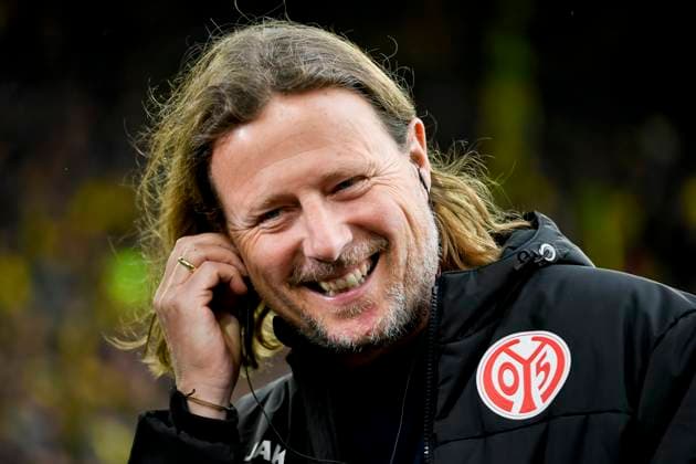 Trainer Bo Henriksen 1 FSV Mainz 05 looks on during the Bundesliga match between Borussia Dortmund and 1 FSV Mainz 05, SIGNAL IDUNA PARK on March 30, 2025 in Dortmund, Germany Photo by Max Maiwald DeFodi Images Trainer Bo Henriksen 1 FSV Mainz 05 looks on during the Bundesliga match between Borussia Dortmund and 1 FSV Mainz 05 at Signal Iduna Park on March 30, 2025 in Dortmund, Germany Photo by Max Maiwald DeFodi Images DFL regulations prohibit any use of photographs as image sequences and or quasi video Photo by Max Maiwald DeFodi Images