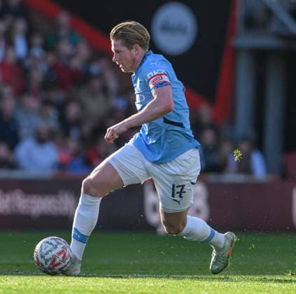 Bournemouth Bournemouth, England, 2025 March 30th. Manchester City s Kevin De Bruyne during the Emirates FA Cup Quarter-finals Round football match between AFC Bournemouth and Manchester City FC at the Vitality Stadium (Dean Court), Bournemouth, England. (David Horton SPP) Copyright: xDavidxHortonx xSPPx spp-en-DaHoSp-SPP_045_Bournemouth_v_Manchester_City