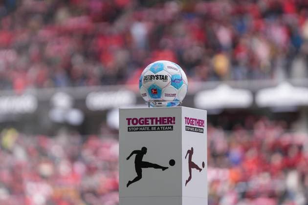 DFL-Aktionsspieltag TOGETHER! Stop Hate. Be a Team. Zusammenhalt, Respekt und Toleranz, Internationale Wochen gegen Rassismus, Banner, Positionierung, Spielball , Fussball, 1. Bundesliga, 27.Spieltag, 2024 2025, SC Freiburg vs. 1. FC Union Berlin, 30.03.2025, Europa-Park Stadion, Freiburg, Deutschland DFL REGULATIONS PROHIBIT ANY USE OF PHOTOGRAPHS AS IMAGE SEQUENCES AND OR QUASI-VIDEO. Freiburg Europa-Park Stadion Baden-Württemberg Deutschland *** DFL Action Matchday TOGETHER Stop Hate Be a Team Cohesion, Respect and Tolerance, International Weeks against Racism, Banner, Positioning, Matchball , Football, 1 Bundesliga, 27 Matchday, 2024 2025, SC Freiburg vs 1 FC Union Berlin, 30 03 2025, Europa Park Stadion, Freiburg, Germany DFL REGULATIONS PROHIBIT ANY USE OF PHOTOGRAPHS AS IMAGE SEQUENCES AND OR QUASI VIDEO Freiburg Europa Park Stadion Baden Württemberg Germany Copyright: xArnexAmbergx