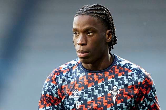RC Celta de Vigo v UD Las Palmas - La Liga EA Sports Ilaix Moriba of RC Celta de Vigo looks on during the warm-up prior to the La Liga EA Sports match between RC Celta de Vigo and UD Las Palmas at Estadio Abanca Balaidos in Vigo, Spain, on March 31, 2025. Vigo Pontevedra Spain  Copyright: xJosexManuelxAlvarezxReyx originalFilename:alvarezrey-rcceltad250331_npS5l.jpg