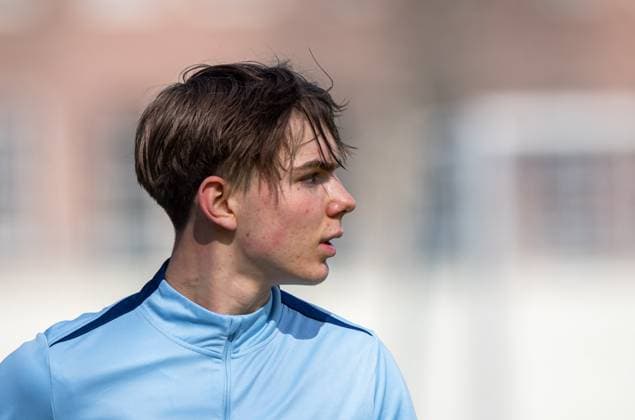 Fussball, Herren, Saison 2024 25, 2. Bundesliga, Hertha BSC, Training, Kennet Eichhorn (Hertha BSC), 01.04. 2025, *** Soccer, Men, Season 2024 25, 2 Bundesliga, Hertha BSC, Training, Kennet Eichhorn Hertha BSC , 01 04 2025, Copyright: xSebastianxRäppold MatthiasxKochx