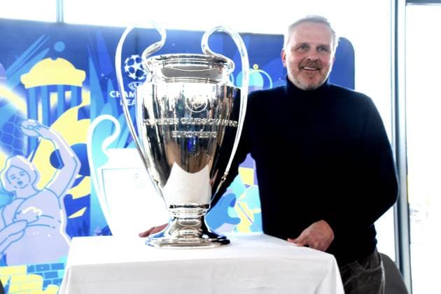 Dietmar Hamann UEFA Ambassador FC Bayern Legend Munich 01 04 2025 Coubertin in the Olympic Park, On 28 05 2025 the Champions Festival starts in the Olympic Park and the highlight of the supporting program around the final of the UEFA Champions League 2025 on 31 May in Munich
