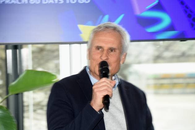 Klaus Cyron Organizer supporting program Muenchen 01 04 2025 Coubertin in the Olympic Park, On 28 05 2025 the Champions Festival starts in the Olympic Park and the highlight of the supporting program around the final of the UEFA Champions League 2025 on 31 May in Munich