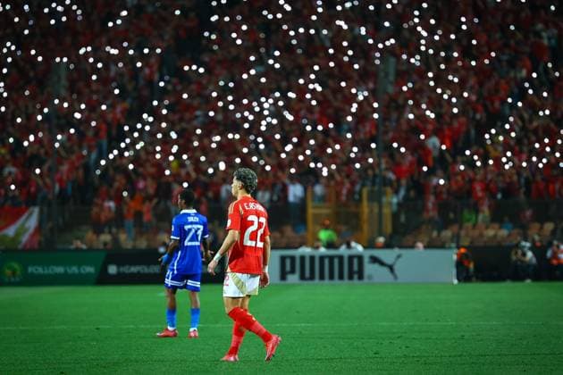 Al Ahly FC vs Al Hilal SC - TotalEnergies CAF Champions League - Quarter Final 1st Leg Emam Ashour during the match between Al Ahly FC vs Al Hilal SC in the 1st leg of the Quarter Final of Total Energies CAF Champions League on April 1, 2025 Cairo Cairo Egypt Copyright: xMohamedxTageldinx