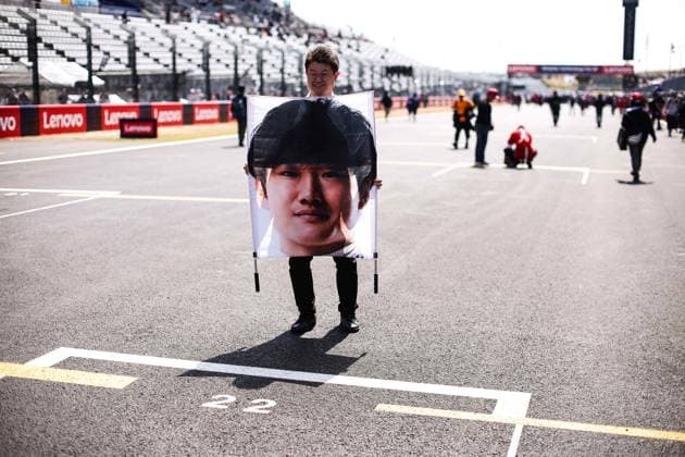 F1 - JAPANESE GRAND PRIX 2025 Japanese fan of Tsunoda Yuki during the Formula 1 Lenovo Japanese Grand Prix 2025, 3rd round of the 2025 FIA Formula One World Championship, WM, Weltmeisterschaft from April 4 to 6, 2025 on the Suzuka Circuit, in Suzuka, Japan - SuzukaJapan  Copyright: xEricxAlonsox
