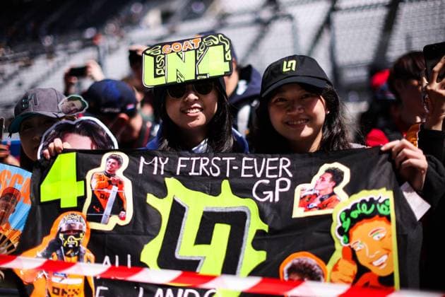 F1 - JAPANESE GRAND PRIX 2025 Japanese fan of NORRIS Lando (gbr), McLaren F1 Team MCL39, portrait during the Formula 1 Lenovo Japanese Grand Prix 2025, 3rd round of the 2025 FIA Formula One World Championship, WM, Weltmeisterschaft from April 4 to 6, 2025 on the Suzuka Circuit, in Suzuka, Japan - SuzukaJapan  Copyright: xEricxAlonsox
