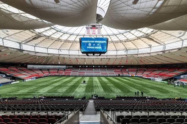 RECORD DATE NOT STATED Concacaf Champions Cup 2025 Vancouver Whitecaps vs Pumas UNAM - CFI General view Stadium during the Quarter Finals first leg match between Vancouver Whitecaps and Pumas UNAM as part of the CONCACAF Champions Cup 2025, at BC Place Stadium on April 02, 2025 in Vancouver, Canada. VANCOUVER COLUMBIA BRITANICA CANADA  Copyright: xKevinxRaposox 20250402165508_CCC_2025_CFI_VAN_UNAM_STADIUM9