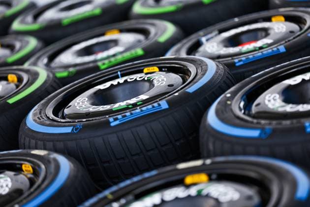 F1 Grand Prix Of Japan - Previews Pirelli intermediate and wet tires are present during previews ahead of the F1 Grand Prix of Japan at Suzuka Circuit in Suzuka, Japan, on April 3, 2025. Suzuka Mie Japan  Copyright: xPaddockerx originalFilename:paddocker-f1grandp250403_nprL3.jpg