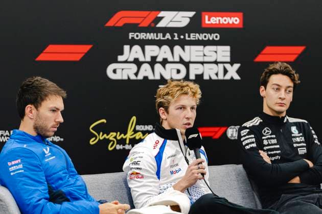 FORMULA 1 LENOVO JAPANESE GRAND PRIX 2025 Jun Da Tan OVERTAKE MAXPPP - Suzuka 03 04 2025 30 LAWSON Liam (nld), Red Bull Racing, action during the Formula 1 Lenovo Japanese Grand Prix 2025, the 3rd round of the 2025 FIA Formula 1 World Championship, WM, Weltmeisterschaft at the Suzuka Circuit from April 3 to 6, 2025, in Suzuka, Japan Suzuka Japan  Copyright: xOVERTAKE MAXPPP MAXPPPxJunxDaxTanx OVT202504035651 OVT202504035651