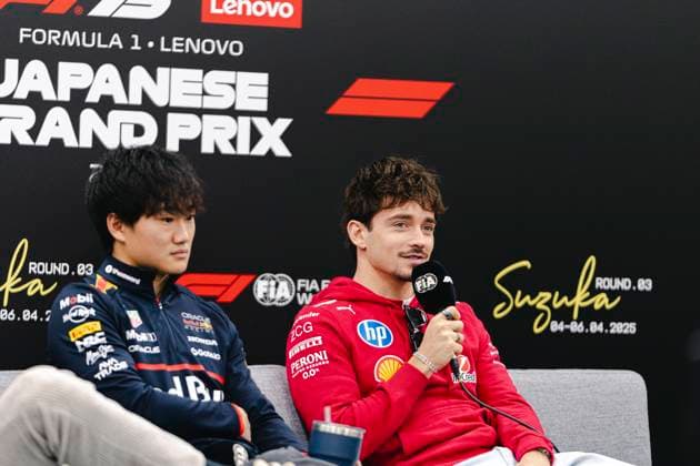 FORMULA 1 LENOVO JAPANESE GRAND PRIX 2025 Jun Da Tan OVERTAKE MAXPPP - Suzuka 03 04 2025 16 LECLERC Charles (mon), Scuderia Ferrari, portrait during the Formula 1 Lenovo Japanese Grand Prix 2025, the 3rd round of the 2025 FIA Formula 1 World Championship, WM, Weltmeisterschaft at the Suzuka Circuit from April 3 to 6, 2025, in Suzuka, Japan Suzuka Japan  Copyright: xOVERTAKE MAXPPP MAXPPPxJunxDaxTanx OVT202504035652 OVT202504035652