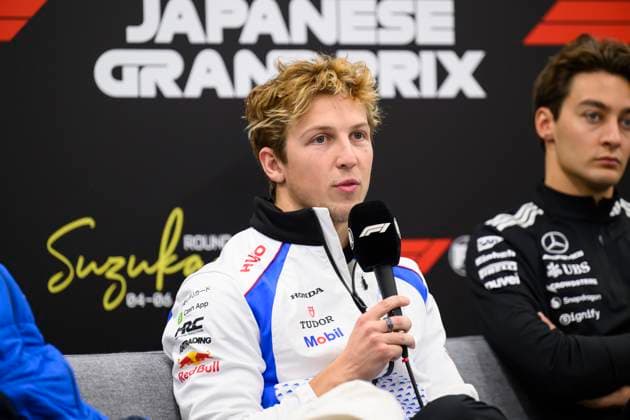 FORMULA 1 LENOVO JAPANESE GRAND PRIX 2025 Kohei Hirota OVERTAKE MAXPPP - Suzuka 03 04 2025 30 LAWSON Liam (nld), Red Bull Racing, portrait during the Formula 1 Lenovo Japanese Grand Prix 2025, the 3rd round of the 2025 FIA Formula 1 World Championship, WM, Weltmeisterschaft at the Suzuka Circuit from April 3 to 6, 2025, in Suzuka, Japan Suzuka Japan  Copyright: xOVERTAKE MAXPPP MAXPPPxKoheixHirotax OVT202504036024 OVT202504036024