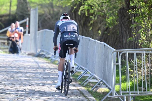 03-04-2025 Allenamento Tour Des Flandres 2025; 2025, Alpecin - Deceuninck; Van Der Poel, Mathieu; Koppenberg; 