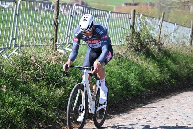 03-04-2025 Allenamento Tour Des Flandres 2025; 2025, Alpecin - Deceuninck; Van Der Poel, Mathieu; Koppenberg; 