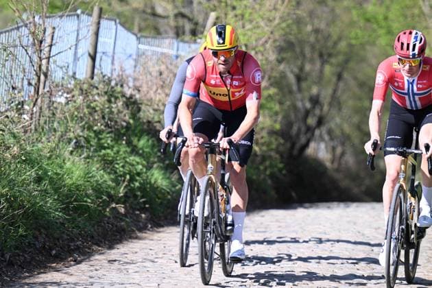 03-04-2025 Allenamento Tour Des Flandres 2025; 2025, Uno X Mobility; Kristoff, Alexander; Koppenberg; 