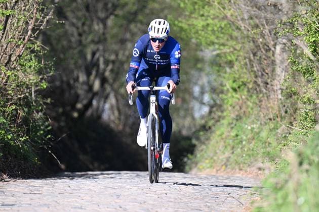 03-04-2025 Allenamento Tour Des Flandres 2025; 2025, Groupama - Fdj; Kung, Stefan; Koppenberg; 