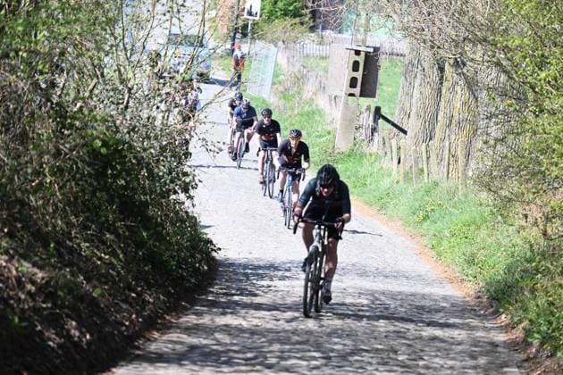 03-04-2025 Allenamento Tour Des Flandres 2025; Koppenberg; 