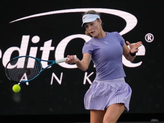 TENNIS 2025: Credit One Charleston Open APRIL 03 April 3, 2025: Anna Kalinskaya (RUS) defeated Madison Keys (USA) 6-2, 6-4 at the Credit One Charleston Open being played at Credit One Staduim in Charleston, South Carolina USA ÂLeslie Billman Tennisclix (Credit Image: Leslie Billman Cal Media) Charleston South Carolina USA EDITORIAL USE ONLY Copyright: xx ZUMA-20250403_zma_c04_167.jpg LesliexBillmanx csmphotothree372535