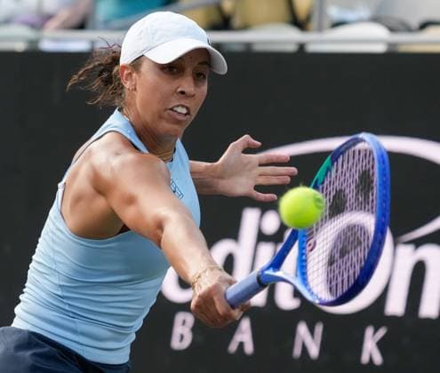 TENNIS 2025: Credit One Charleston Open APRIL 03 April 3, 2025: Madison Keys (USA) loses to Anna Kalinskaya (RUS) 6-2, 6-4, at the Credit One Charleston Open being played at Credit One Staduim in Charleston, South Carolina, {USA} Ã‚ÂLeslie Billman Tennisclix (Credit Image: Â Leslie Billman Cal Media) Charleston South Carolina USA EDITORIAL USE ONLY Copyright: xx ZUMA-20250403_zma_c04_165.jpg LesliexBillmanx csmphotothree372537