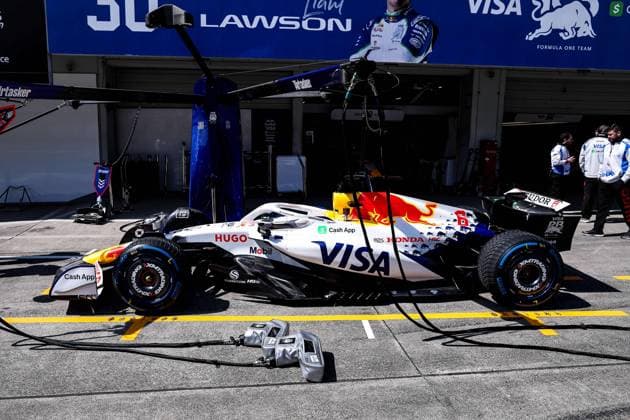 F1 - JAPANESE GRAND PRIX 2025 Visa Cash App RB F1 Team car presentation during the Formula 1 Lenovo Japanese Grand Prix 2025, 3rd round of the 2025 FIA Formula One World Championship, WM, Weltmeisterschaft from April 4 to 6, 2025 on the Suzuka Circuit, in Suzuka, Japan - SuzukaJapan  Copyright: xEricxAlonsox