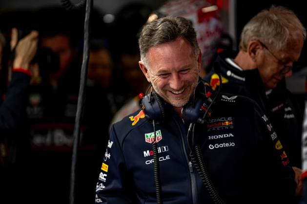 SUZUKA, JAPAN: Christian Horner, racing for the Ferrari team during the 2025 Formula 1 Japanese Grand Prix at the Suzuka International Racing Course in Suzuka, Japan