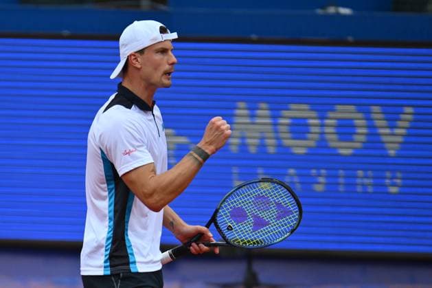 Christopher O Connell vs Marton Fucsovics, Tiriac Open Marton Fucsovics of Hungary in action against Christopher O Connell of Australia during the Tiriac Open game in Bucharest, Romania April 04, 2025. Alex Nicodim Imago Images Copyright: xAlexxNicodimx