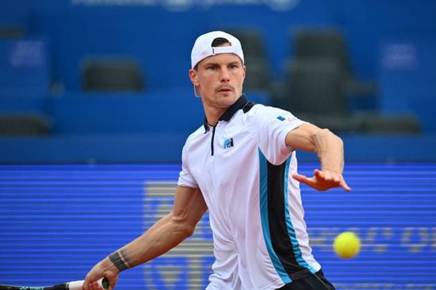 Christopher O Connell vs Marton Fucsovics, Tiriac Open Marton Fucsovics of Hungary in action against Christopher O Connell of Australia during the Tiriac Open game in Bucharest, Romania April 04, 2025. Alex Nicodim Imago Images Copyright: xAlexxNicodimx