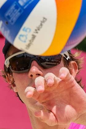(250404) -- LAGUNA PROVINCE, April 4, 2025 -- Luke Ryan of Australia competes during the men s round of 16 match between Nassim Malki Fukushima Kosuke of Japan and Paul Burnett Luke Ryan of Australia in the AVC Beach volleyball, Beachvolleyball Tour 2nd Nuvali Open in Laguna Province, the Philippines, April 4, 2025. ) (SP)PHILIPPINES-LAGUNA PROVINCE-BEACH VOLLEYBALL-TOUR-2ND NUVALI OPEN-MEN RouellexUmali 