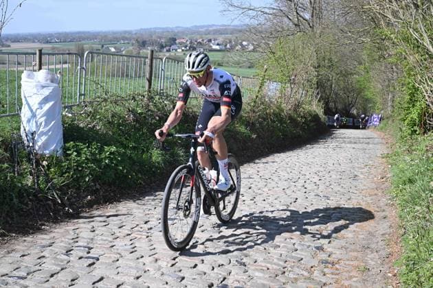 04-04-2025 Allenamento 2 Tour Des Flandres 2025; 2025, Uae Team Emirates - Xrg; Politt, Nils; Koppenberg; 