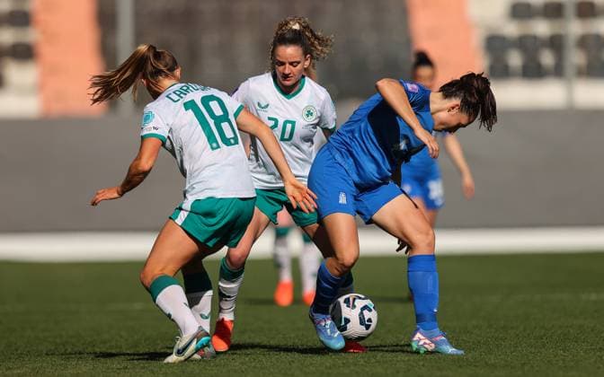 Football, Women, Nations League, Greece - Ireland