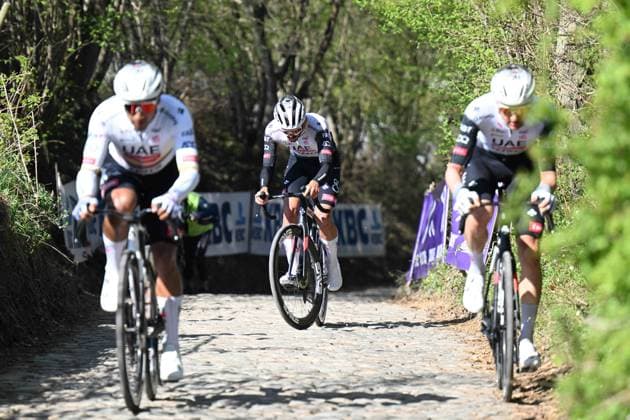 04-04-2025 Allenamento 2 Tour Des Flandres 2025; 2025, Uae Team Emirates - Xrg; Morgado, Antonio; Koppenberg; 