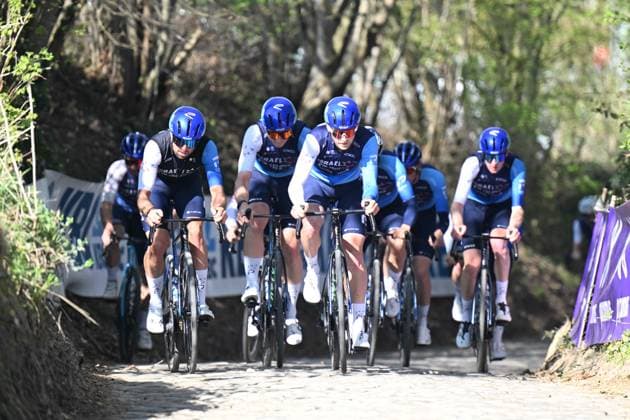 04-04-2025 Allenamento 2 Tour Des Flandres 2025; 2025, Israel - Premier Tech; Koppenberg; 