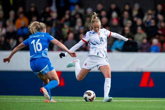 Football, Women, Nations League, Iceland - Norway