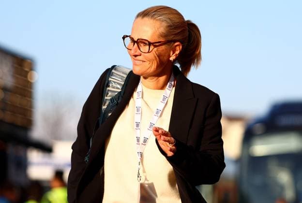 England Women Manager Sarina Wiegman arrives. England Women v Belgium Women, UEFA Women s Nations League - League A - Group 3, Football, Ashton Gate, Bristol, UK - 04 Apr 2025 EDITORIAL USE ONLY No use with unauthorised audio, video, data, fixture lists, club league logos or live services. Online in-match use limited to 120 images, no video emulation. No use in betting, games or single club league player publications. Copyright: xJamesxMarsh Shutterstockx 15236136x