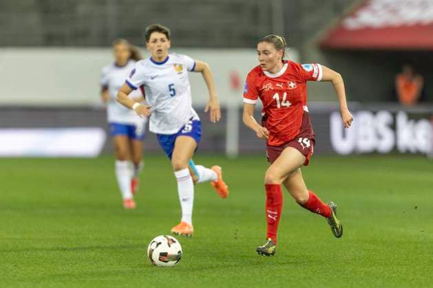 Football, Women, Nations League, Switzerland - France