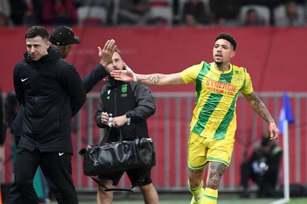 OGC Nice v FC Nantes - Ligue 1 McDonald s 2024 2025 06 DOUGLAS AUGUSTO (fcn) during the Ligue 1 McDonald s match between Nice and Nantes on April 4, 2025 at Allianz Riviera in Nice, France. Nice France  Copyright: xFEPx 776305186